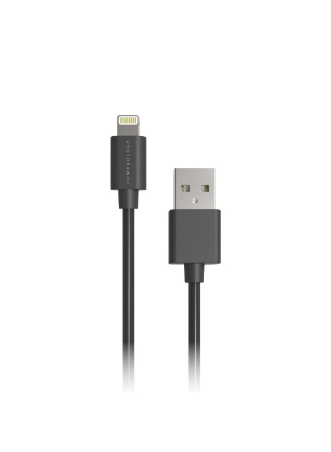 باورولوجي كابل شاحن آيفون 1.2 متر [معتمد من MFi] كابل USB A إلى لايتنينغ للشحن السريع وتوصيل الطاقة، كابل شحن آيفون لهواتف آيفون 14/14 برو/14 بلس/14 برو ماكس، آيباد برو، وآيفون 8-13 جميع السلاسل. - Image 1